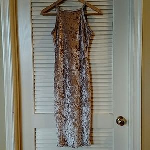 Joe & Elle Velvet Halter Bodycon Dress